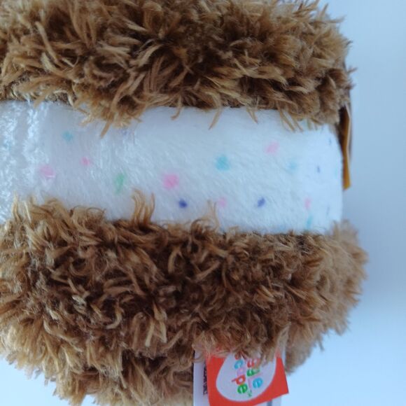 Back-to-School Bag clip-on bundle giggle scape plush Burger/pine apple/ice cream - Picture 4 of 10